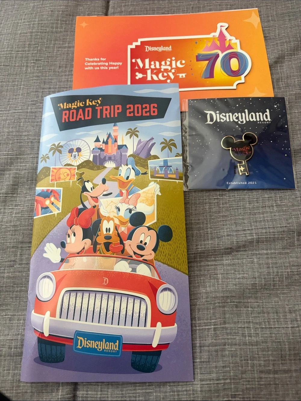 Disney Magic Key Air Freshener Set, Magnet and Pin